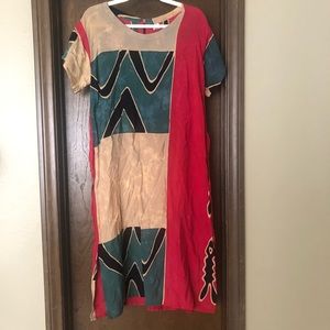 Lightweight casual printed dress